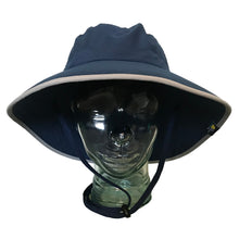 Load image into Gallery viewer, Adult Booney Hat - Navy with Silver Trim