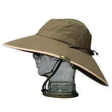 Load image into Gallery viewer, Adult Booney Hat - Olive with Khaki Trim