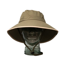 Load image into Gallery viewer, Adult Booney Hat - Olive with Khaki Trim