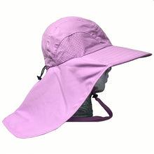Load image into Gallery viewer, Adult Floppy Hat - Palm Print Lilac