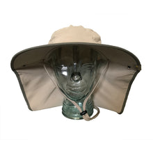 Load image into Gallery viewer, Adult Floppy Hat - Khaki with Olive Trim