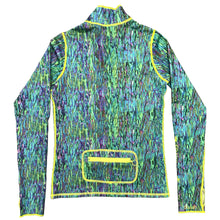 Load image into Gallery viewer, Women's Zip Long Sleeve Rash Guard - Shibori