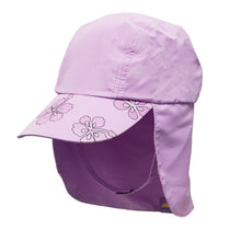 Load image into Gallery viewer, Kid's Legionnaire Hat - Lilac Hibiscus