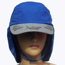 Load image into Gallery viewer, Kid's Legionnaire Hat - Royal Shark