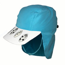 Load image into Gallery viewer, Kid's Legionnaire Hat - Teal Surfboard