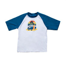 Load image into Gallery viewer, Kid's Short Sleeve Rash Guard - Retro