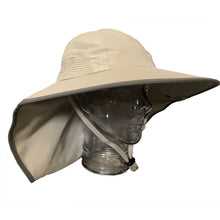 Load image into Gallery viewer, Adult Floppy Hat - Khaki with Olive Trim
