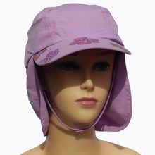 Load image into Gallery viewer, Kid&#39;s Legionnaire Hat - Lilac Hibiscus
